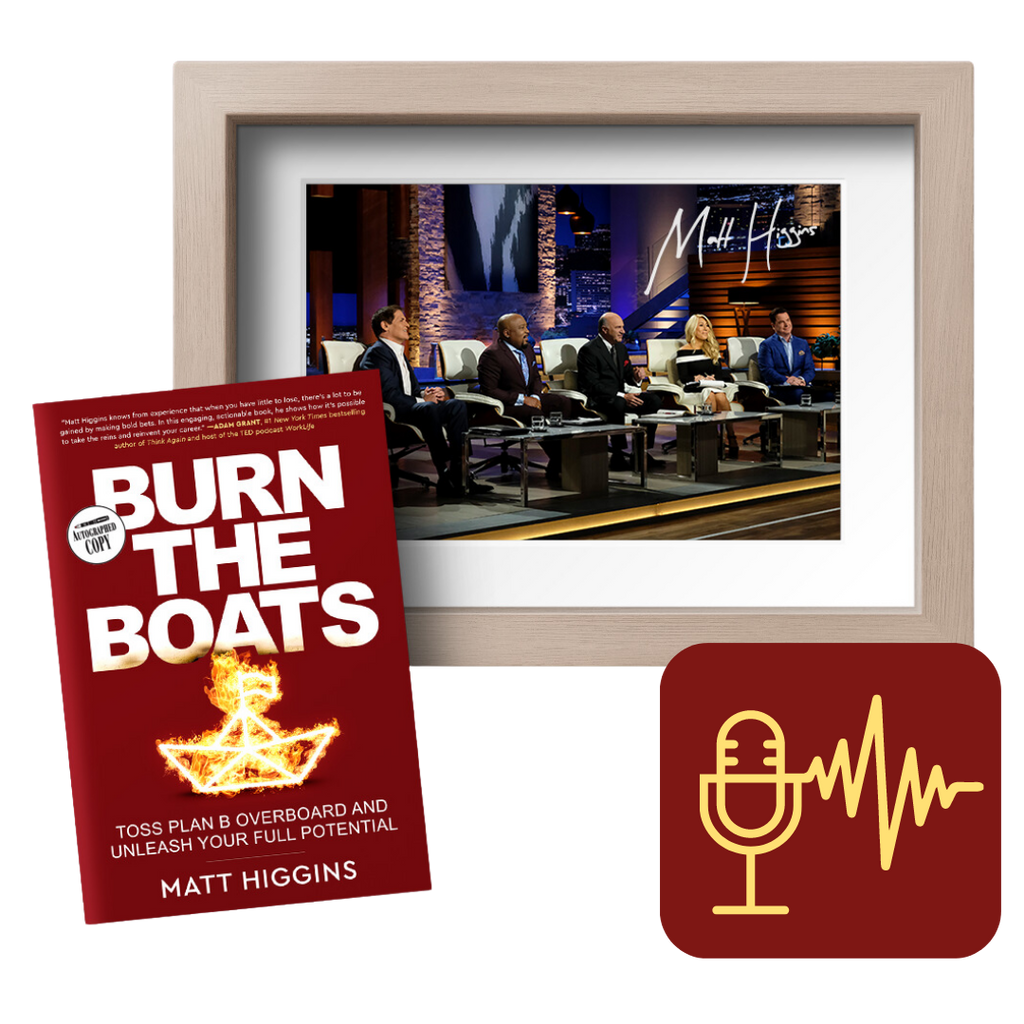 Author's Edition of Burn the Boats - Platinum
